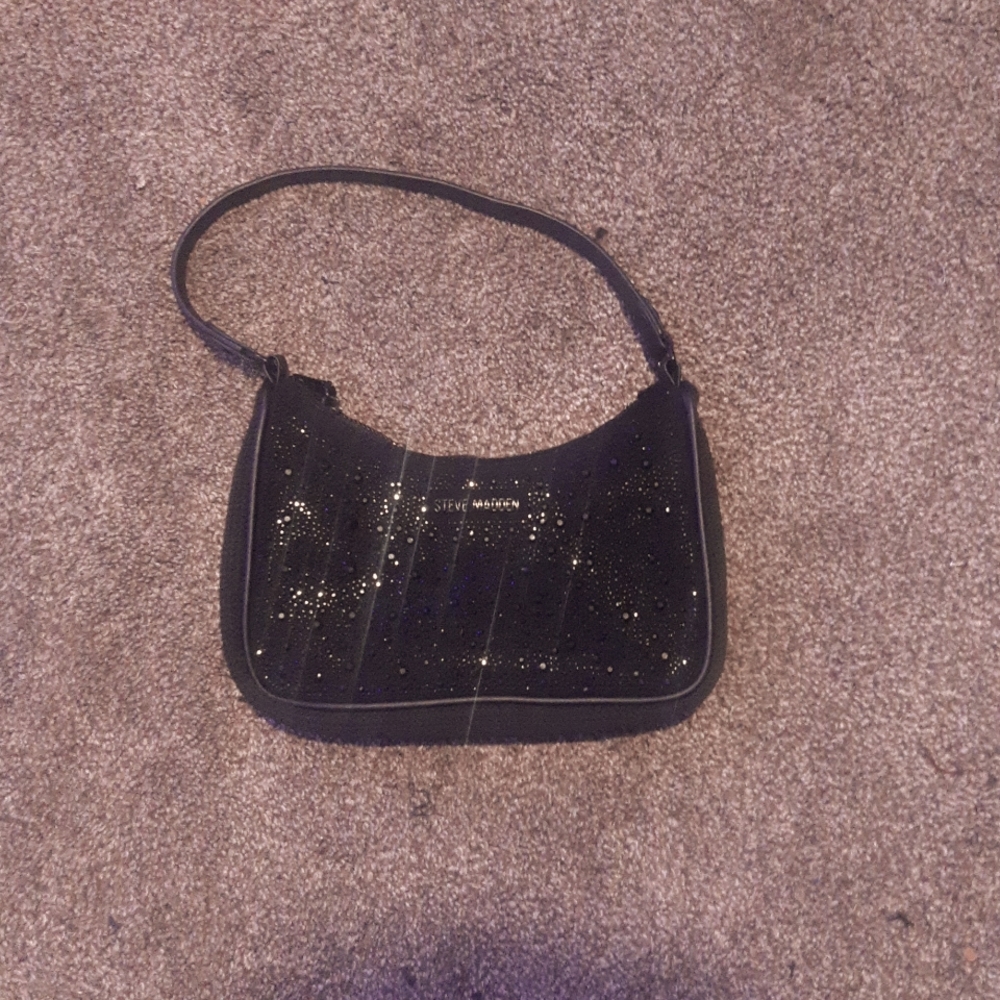 Steve madden black hand bag/purse